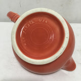Retired Fiesta Persimmon 2-Cup Covered Teapot