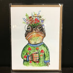 Cruz Illustrations "Otto Loves Mushrooms" Greeting Card