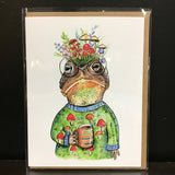 Cruz Illustrations "Otto Loves Mushrooms" Greeting Card