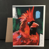 Cruz Illustrations "Cardinal" Greeting Card