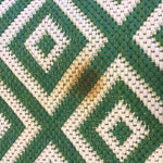 Modern Green & White 5x7 Indoor/Outdoor Area Rug