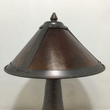 Modern Mission Brown Ceramic Table Lamp