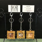 Lambs Wing Gold-Framed Art Print Keychain