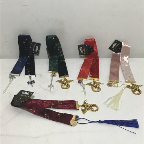 Kayla's Kreations Single 12" Hand Made Ribbon Bookmark w/ Charms