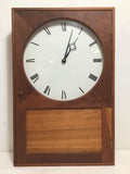 Vintage Shaker Solid Cherry Mantel Clock