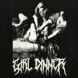 Quickdraw Studio "Girl Dinner" Extra Large Screen Printed T-Shirt