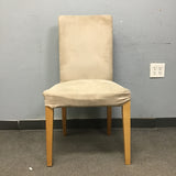 Single IKEA BERGMUND Grey Upholstered Dining Chair