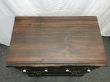 Vintage Faux-Pine Laminate 3-Drawer Dresser