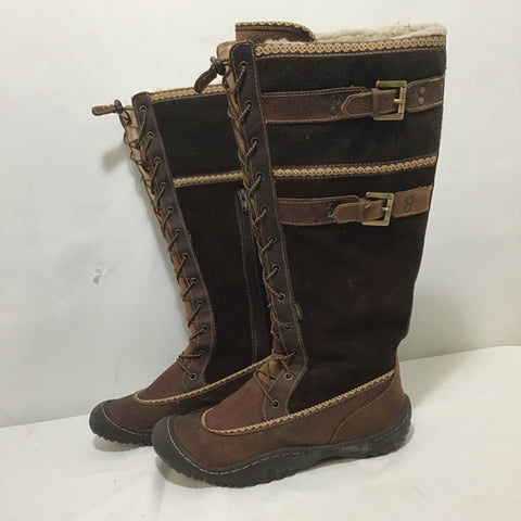 Jambu "Celica" Brown Leather Boots