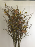 5pc 40" Faux Yellow Berry Branches