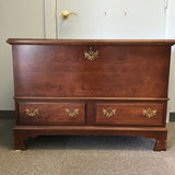 Vintage Federal Lane Black Walnut & Cedar Chest