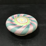 Single Retired Mackenzie-Childs "Cayuga" Ceramic Cabinet Knob