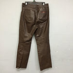 Vintage Brown Leather Pants