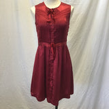 Jenny Han Red Satin Dress
