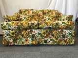 Vintage Kroehler Floral Upholstered 2-Cushion Loveseat