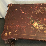 Vintage Red Painted Coffee Table