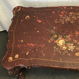 Vintage Red Painted Coffee Table