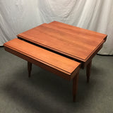Vintage Reishmann Solid Cherry Draw-Leaf Dining Table