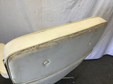 Vintage MCM Herman Miller Eames White Leather & Vinyl Executive Office Chair