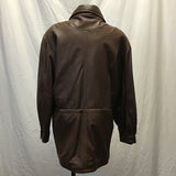 Vintage William Barry Watershed Brown Leather Bomber Jacket