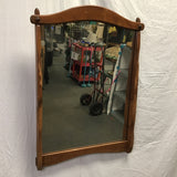 Vintage Medium-Stained Cherry Mirror