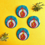 Rachel Feirman Dragonfruit Button Pin