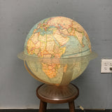 3pc Vintage 1960's National Geographic Illuminated Globe Set