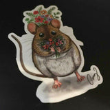 Cruz Illustrations "Andy the Mouse" Sticker