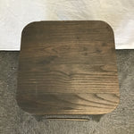 Single Modern Industrial UrbanMod Metal & Oak Counter Stool