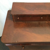 Vintage Mahogany Veneer 6-Drawer Dresser