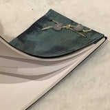 Twin Cat Blue & Green Monoprinted 28-Page Notepad