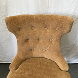 Modern Pier 1 Brown Upholstered Accent Chair