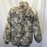 Vintage Sergio Valente Grey Rabbit Fur Coat