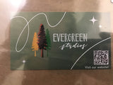 Evergreen Studios Mountain Hand-Printed Lino