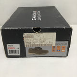 Rockport Works "Sailing Club" Brown Leather Steel Toe Boat Shoe