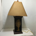 Modern Mid-Century Tree Stencil Table Lamp