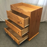 Baby's Dream Solid Pine 3-Drawer Flip-Over Dresser