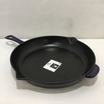 New In Box! Staub Dark Blue Enameled Cast Iron 12" Frying Pan