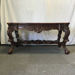 Vintage Red Painted Coffee Table