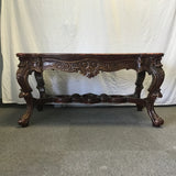 Vintage Red Painted Coffee Table