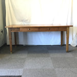 Vintage Craftsman Bishel Black Walnut Veneer Work Table