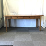 Vintage Craftsman Bishel Black Walnut Veneer Work Table