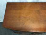 Vintage Birdseye Maple & Walnut Veneers Bow-Front Buffet