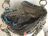 Retired Vera Bradley "Mod Bali Blue" Shoulder Bag