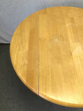 Modern Solid Tropical Wood Drop-Leaf Dining Table