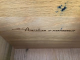 Vintage MCM Martinsville Walnut Desk & Chair Set