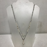 Vintage Baroque Pearl Pendant Necklace