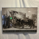 Framed Metropolitan Museum of Art "The Innocent Eye Test" Black & White Print
