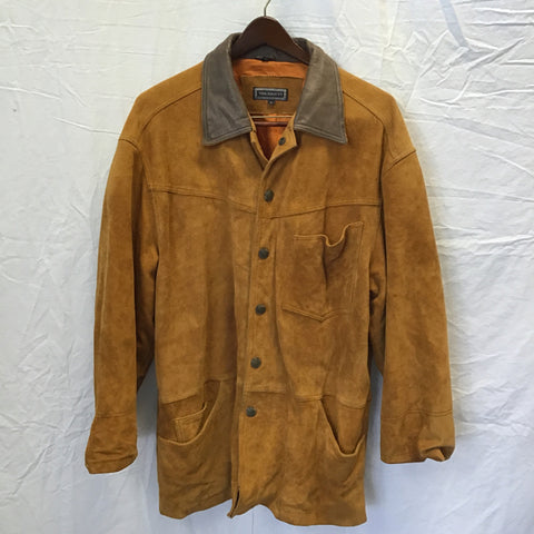 Vintage Valdanti Brown Leather Coat