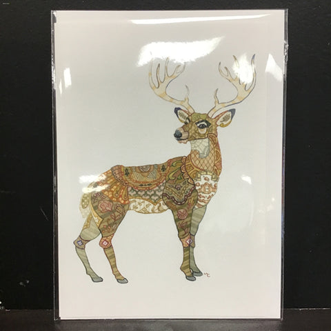 Marika Chew "White-tailed Deer" Greeting Card